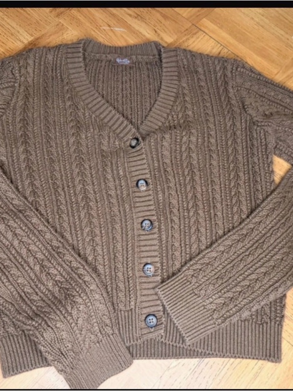 Brandy melville/John Gait Cable Knit Cardigan